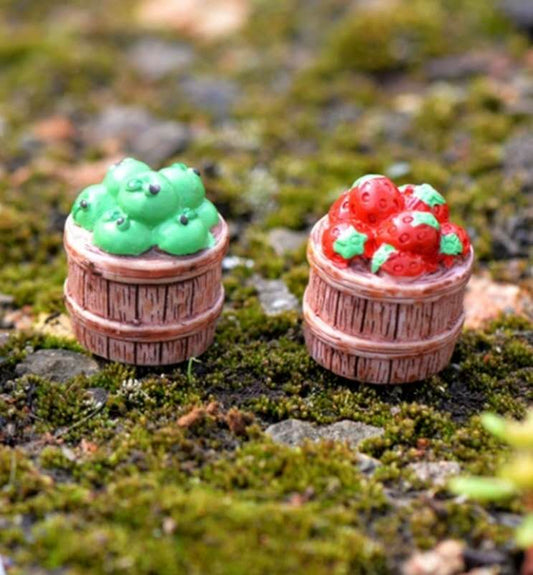 Fairy Garden Accessories Fruit On The Basket