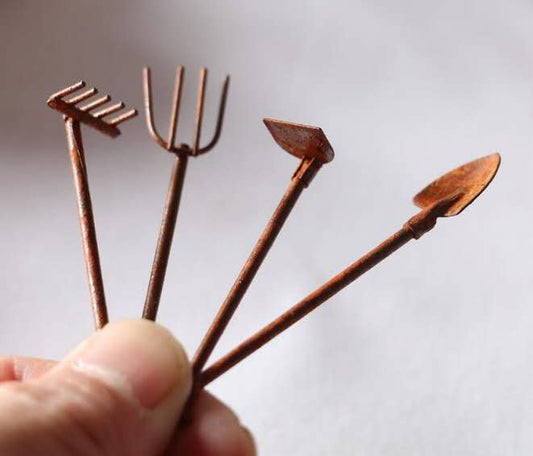 Fairy Garden Accessories Tools Shovel Spade Rake