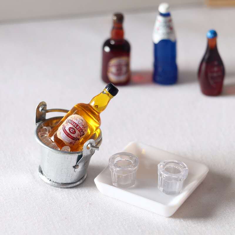 Fairy Garden Accessories Wine In The Ice Bottle