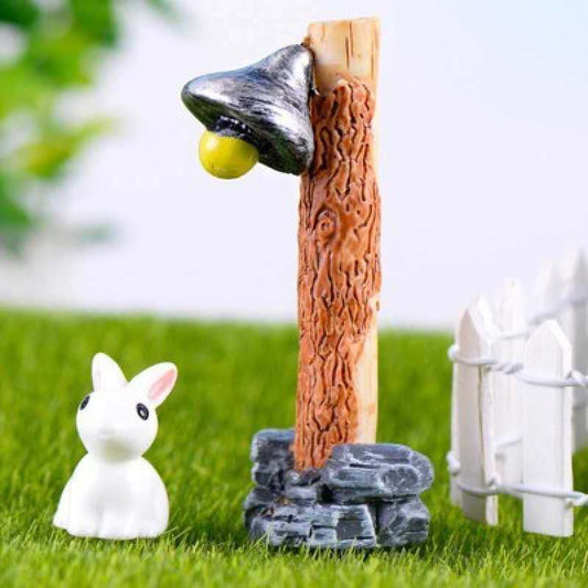 Fairy Garden Accessories Wooden Street Lamp
