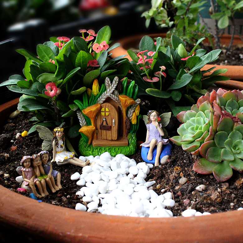 Fairy garden door fairy garden accessories