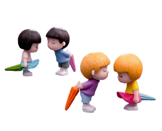 Fairy Garden Figurines Boy Girl Miniature Decoration for Indoor & Outdoor Fairy Gardens