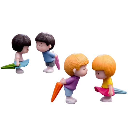 Fairy Garden Figurines Boy Girl Miniature Decoration for Indoor & Outdoor Fairy Gardens