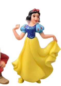 Dwarf and Princess Resin Figurine Decoration for Indoor & Outdoor Fairy Gardens