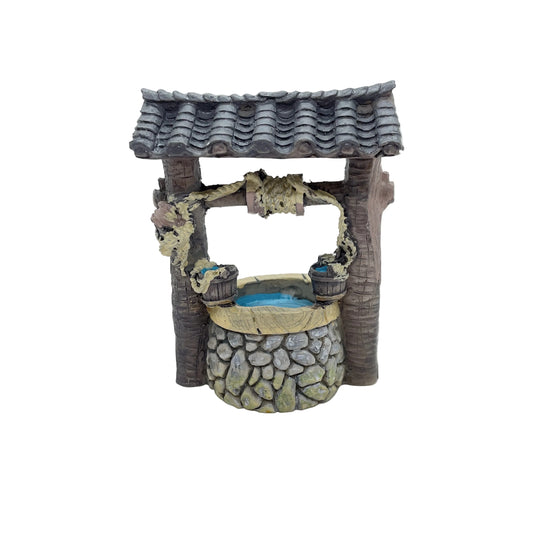 Wishing Well Miniature Fairy Garden Accessory – Resin Decoration for Fairy Gardens & Miniature Displays
