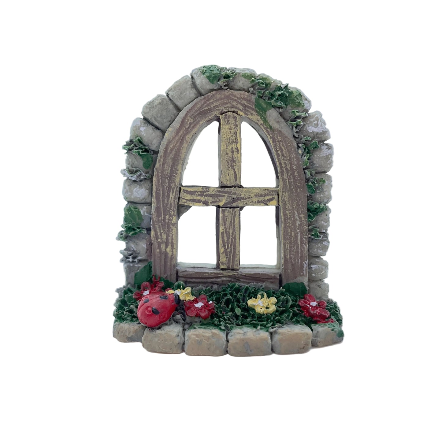 Windows Miniature Fairy Garden Accessory – Resin Decoration for Fairy Gardens & Miniature Displays