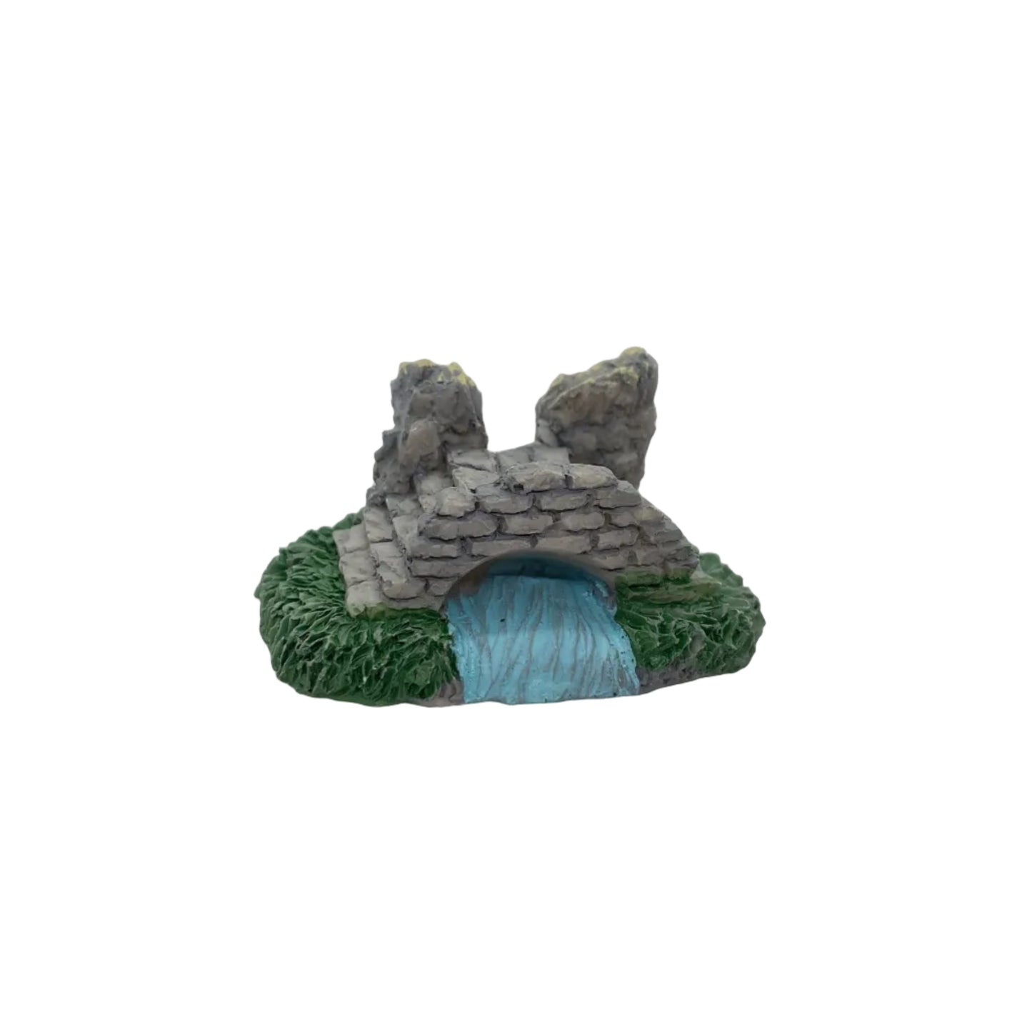 Mountain Waterfall Fire Miniature Fairy Garden Accessory – Resin Decoration for Fairy Gardens & Miniature Displays