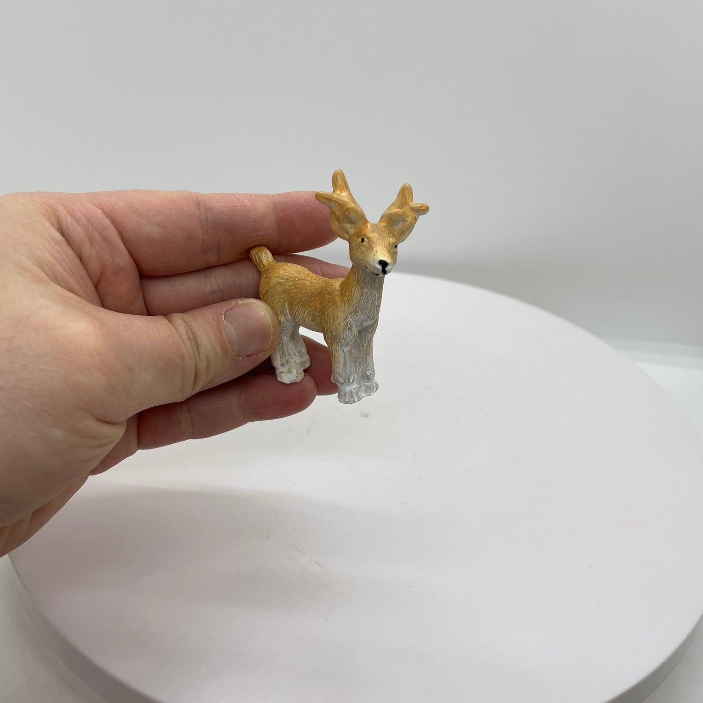 Deer Miniature Fairy Garden Animal Figurine – Resin Animal Decoration for Fairy Gardens