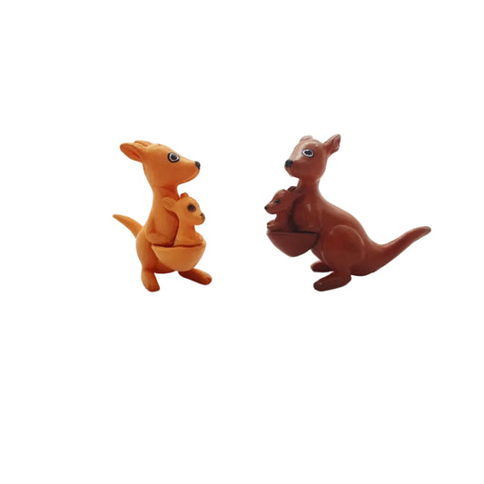 Kangaroo Miniature Fairy Garden Animal Figurine – Resin Animal Decoration for Fairy Gardens