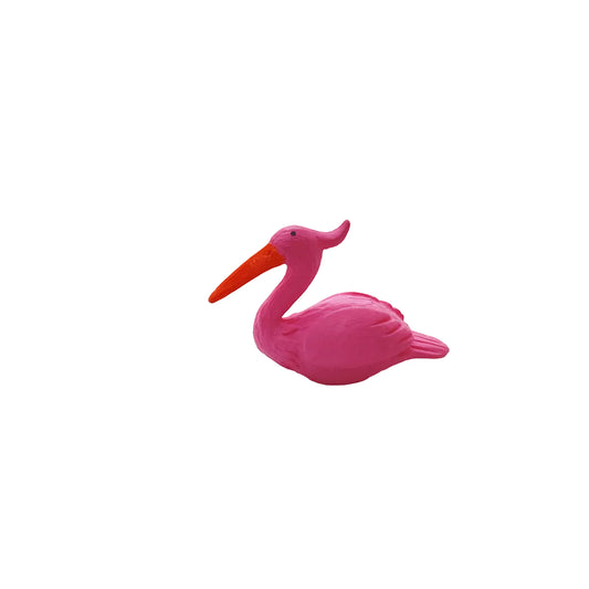Flamingo Miniature Fairy Garden Animal Figurine – Resin Animal Decoration for Fairy Gardens