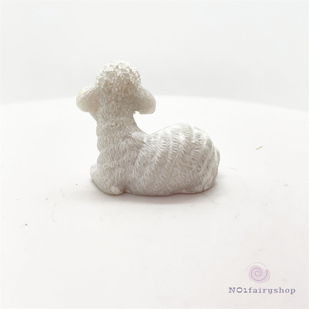 Fairy Garden Accessories Animals White Goat