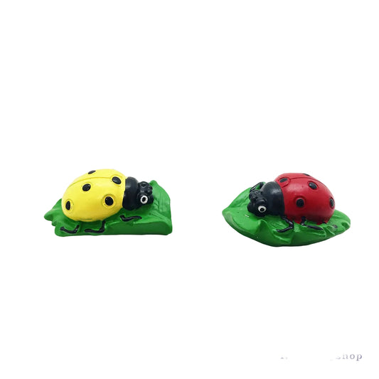 Ladybird Ladybug Miniature Fairy Garden Accessory – Resin Decoration for Fairy Gardens & Miniature Displays