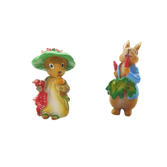 Bunny Rabbit Miniature Fairy Garden Accessory – Resin Decoration for Fairy Gardens & Miniature Displays