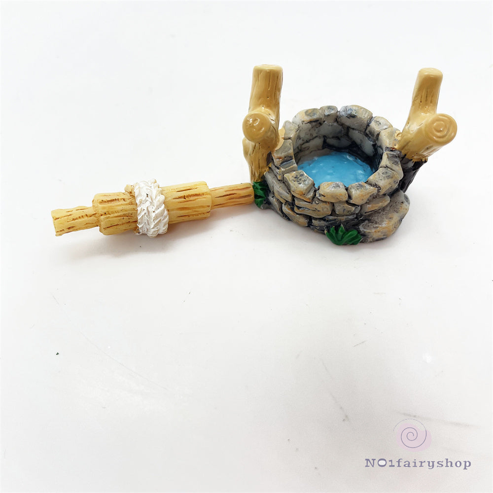 Well Miniature Fairy Garden Accessory – Resin Decoration for Fairy Gardens & Miniature Displays