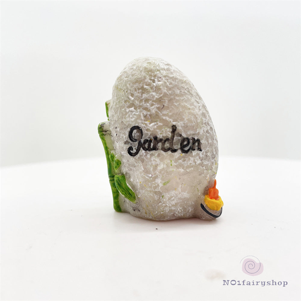 Fairy Garden Accessories Welcome Stones