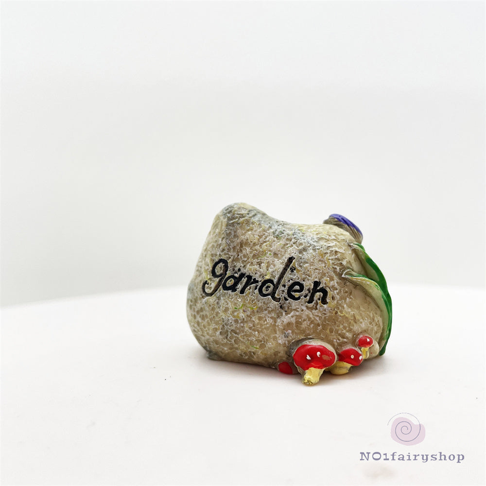 Fairy Garden Accessories Welcome Stones