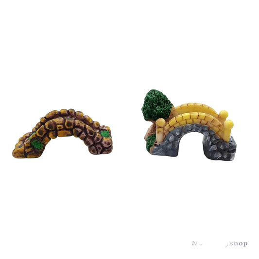 Stone Bridge Miniature Fairy Garden Accessory – Resin Decoration for Fairy Gardens & Miniature Displays