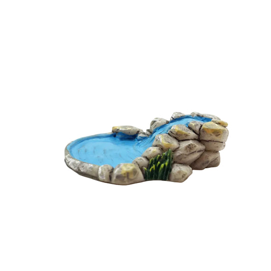 Waterfall Pond Miniature Fairy Garden Accessory – Resin Decoration for Fairy Gardens & Miniature Displays