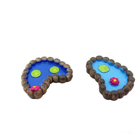 Pond Miniature Fairy Garden Accessory – Resin Decoration for Fairy Gardens & Miniature Displays