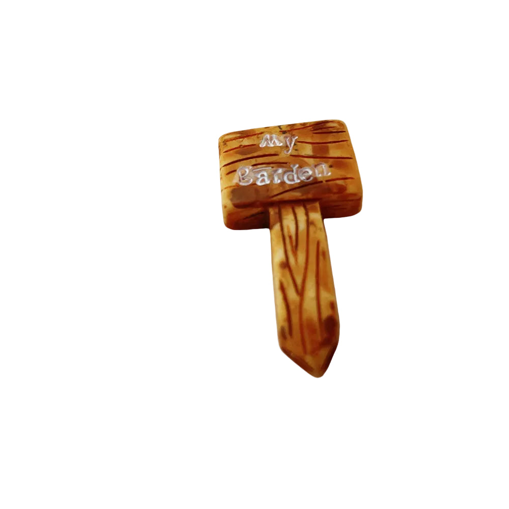 Fairy Garden Accessories Wooden Direction Post Guideboard Resin Decoration for Fairy Gardens & Miniature Displays