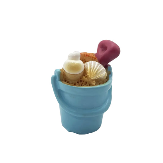 Shell Bucket Miniature Fairy Garden Accessory – Decoration for Fairy Gardens & Miniature Displays