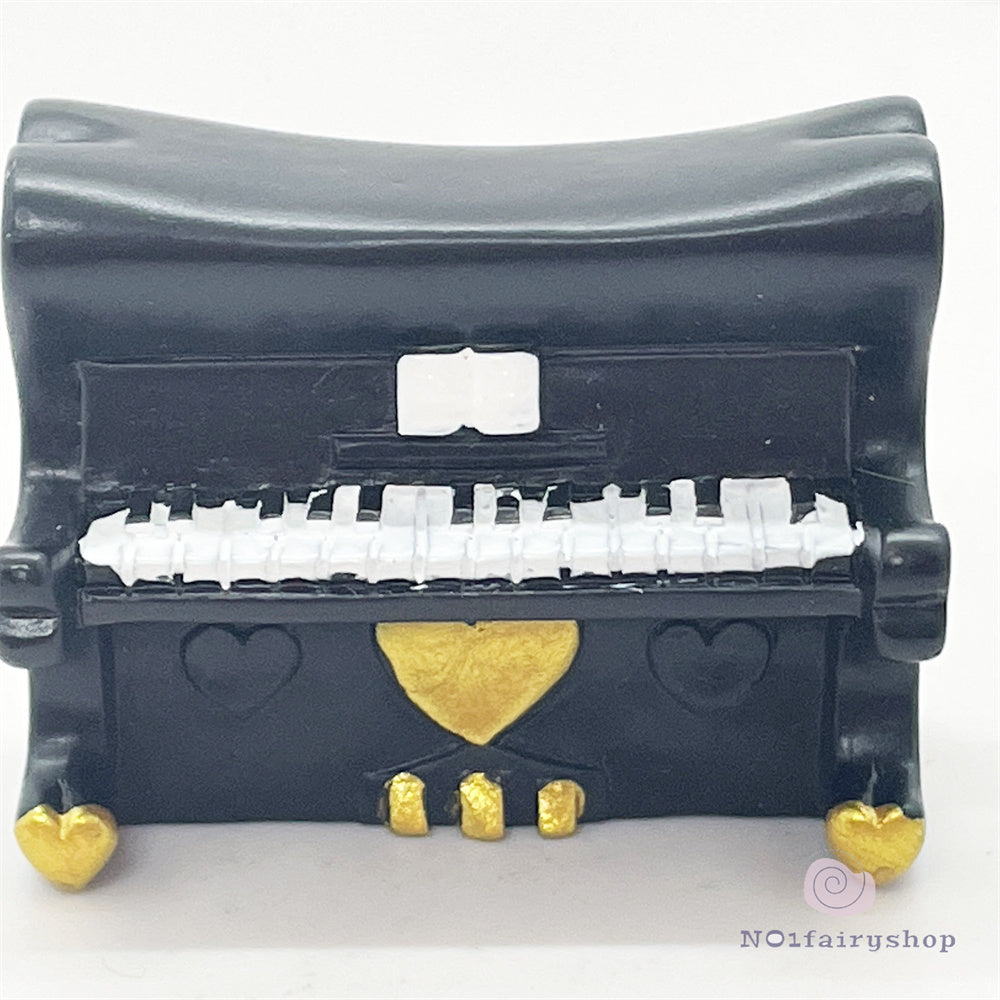 Piano Miniature Fairy Garden Accessory – Resin Decoration for Fairy Gardens & Miniature Displays