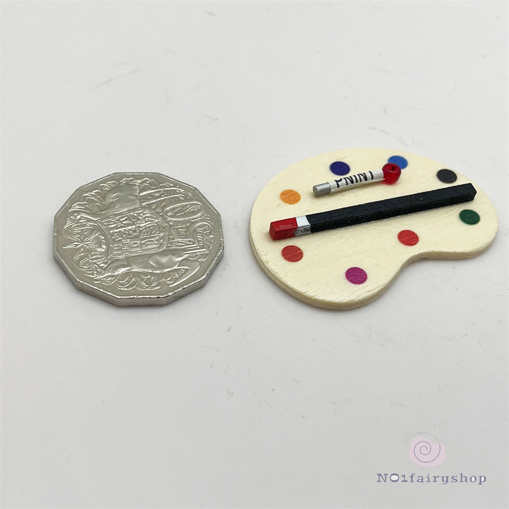 Color Palette Miniature Fairy Garden Accessory – Decoration for Fairy Gardens & Miniature Displays