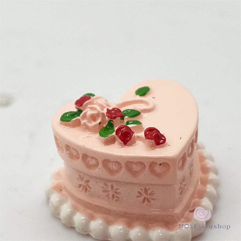 Cake Miniature Fairy Garden Accessory – Resin Decoration for Fairy Gardens & Miniature Displays