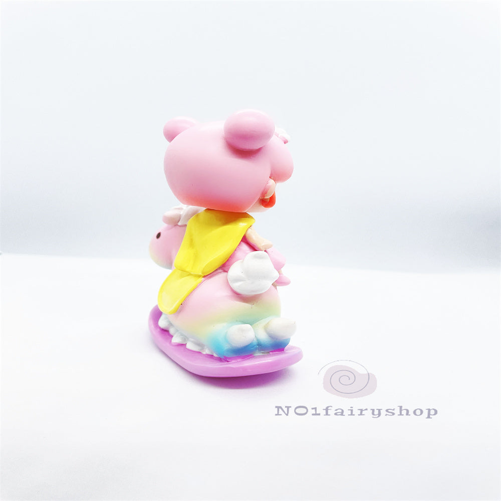 Fairy Garden Figurines Princess prince On the Unicorn