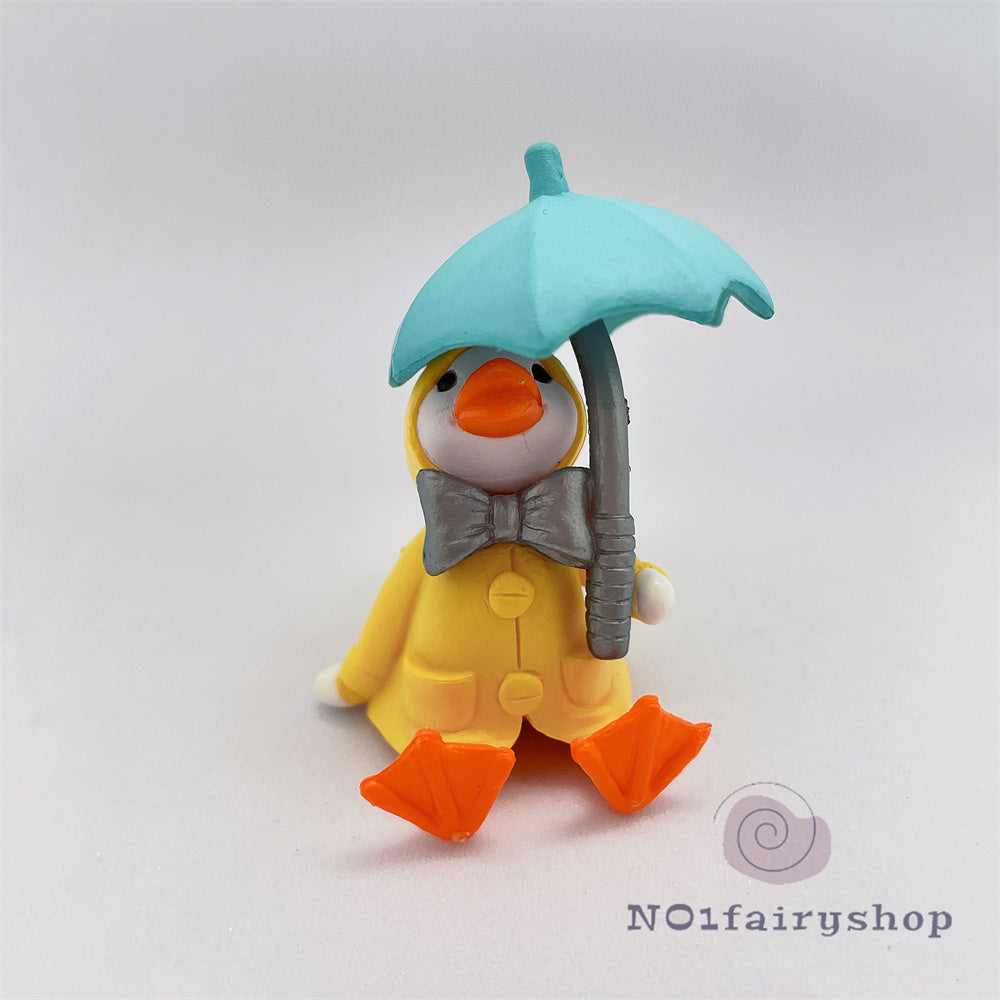 Fairy Garden Accessories Animals Raincoat Ducks