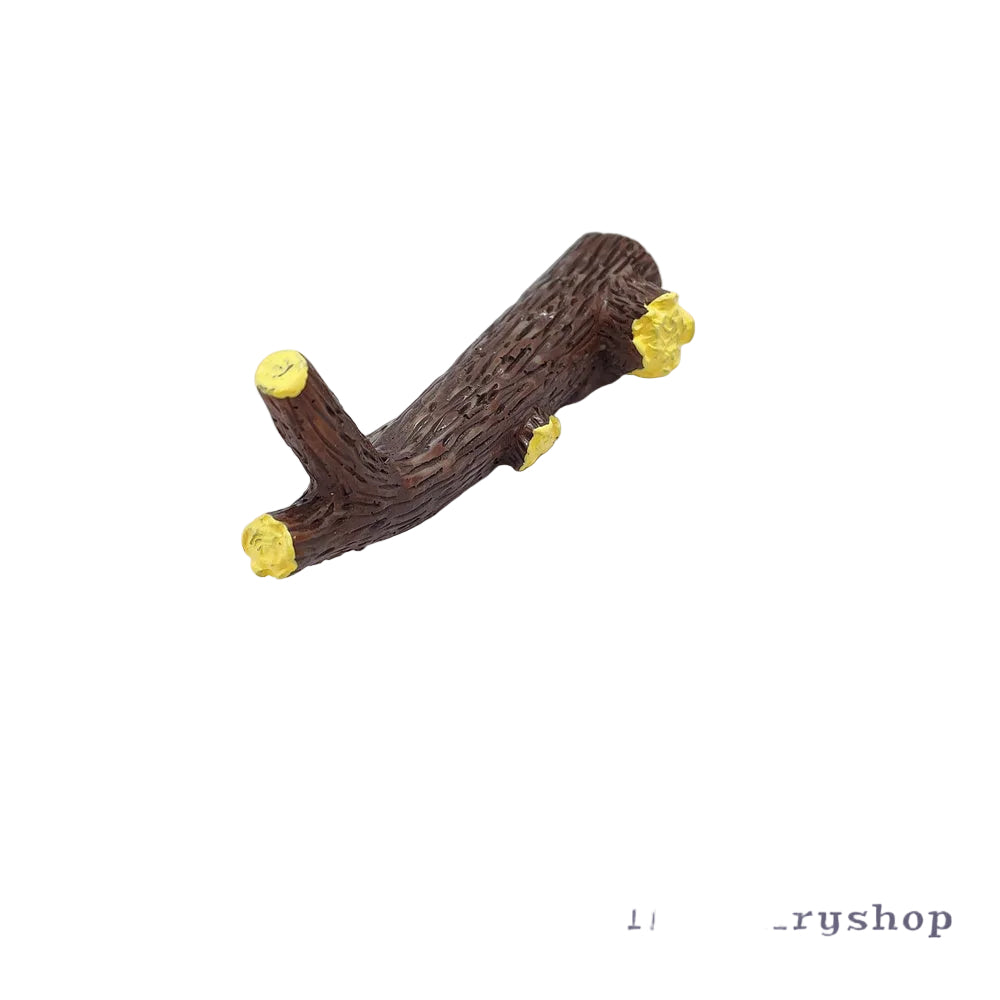 Stump Wood Miniature Fairy Garden Accessory – Resin Decoration for Fairy Gardens & Miniature Displays