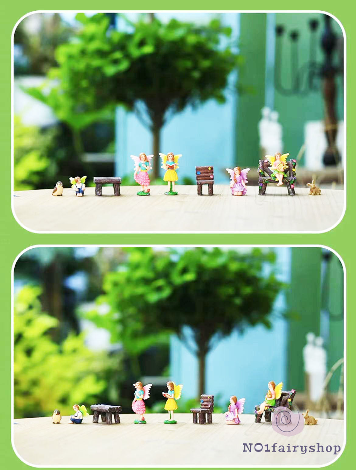10PCS Fairies Party Fairy Garden Kit