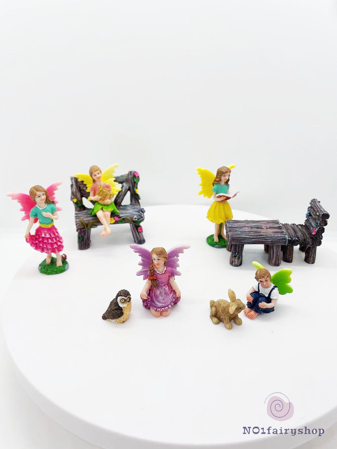 10PCS Fairies Party Fairy Garden Kit