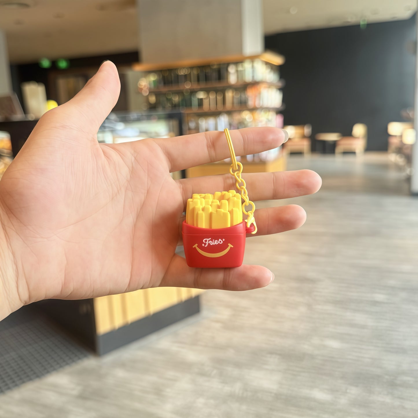 Food Clicker Fidget Keychain Keyboard Toy
