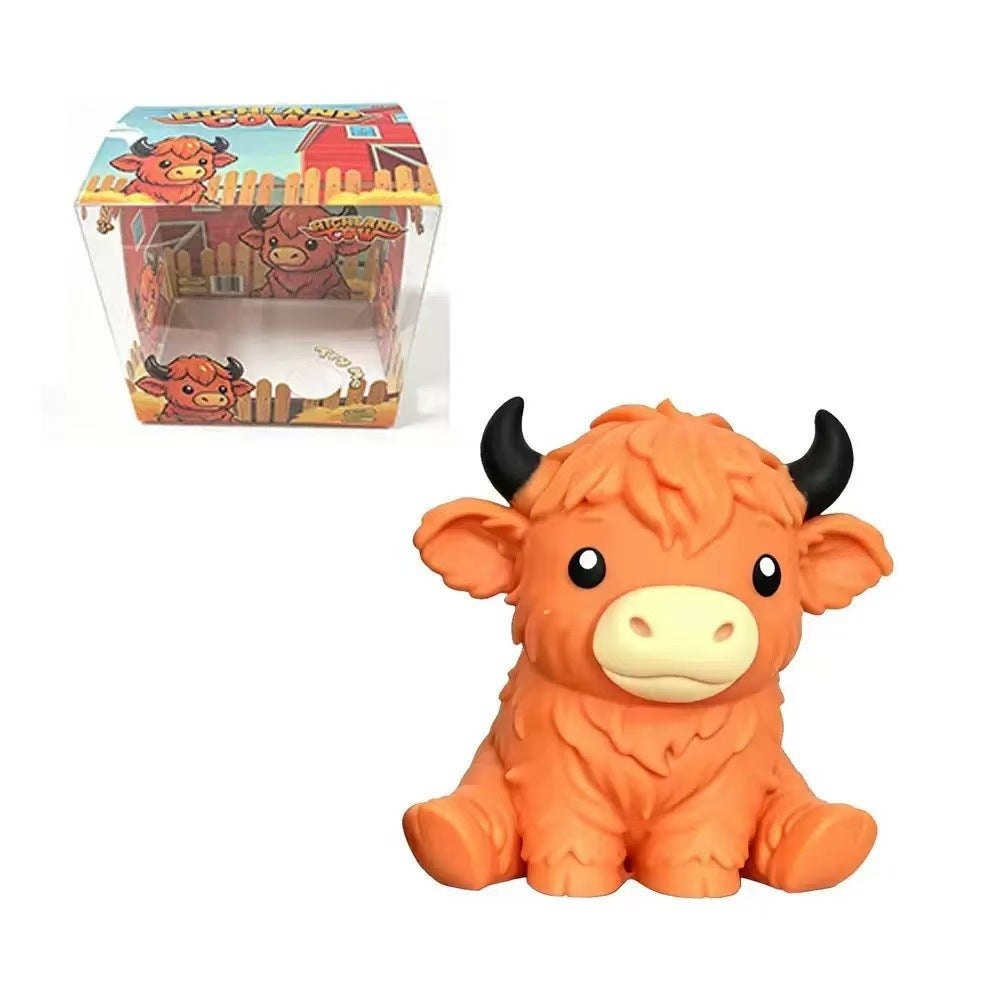 Jumbo highland cow squishy