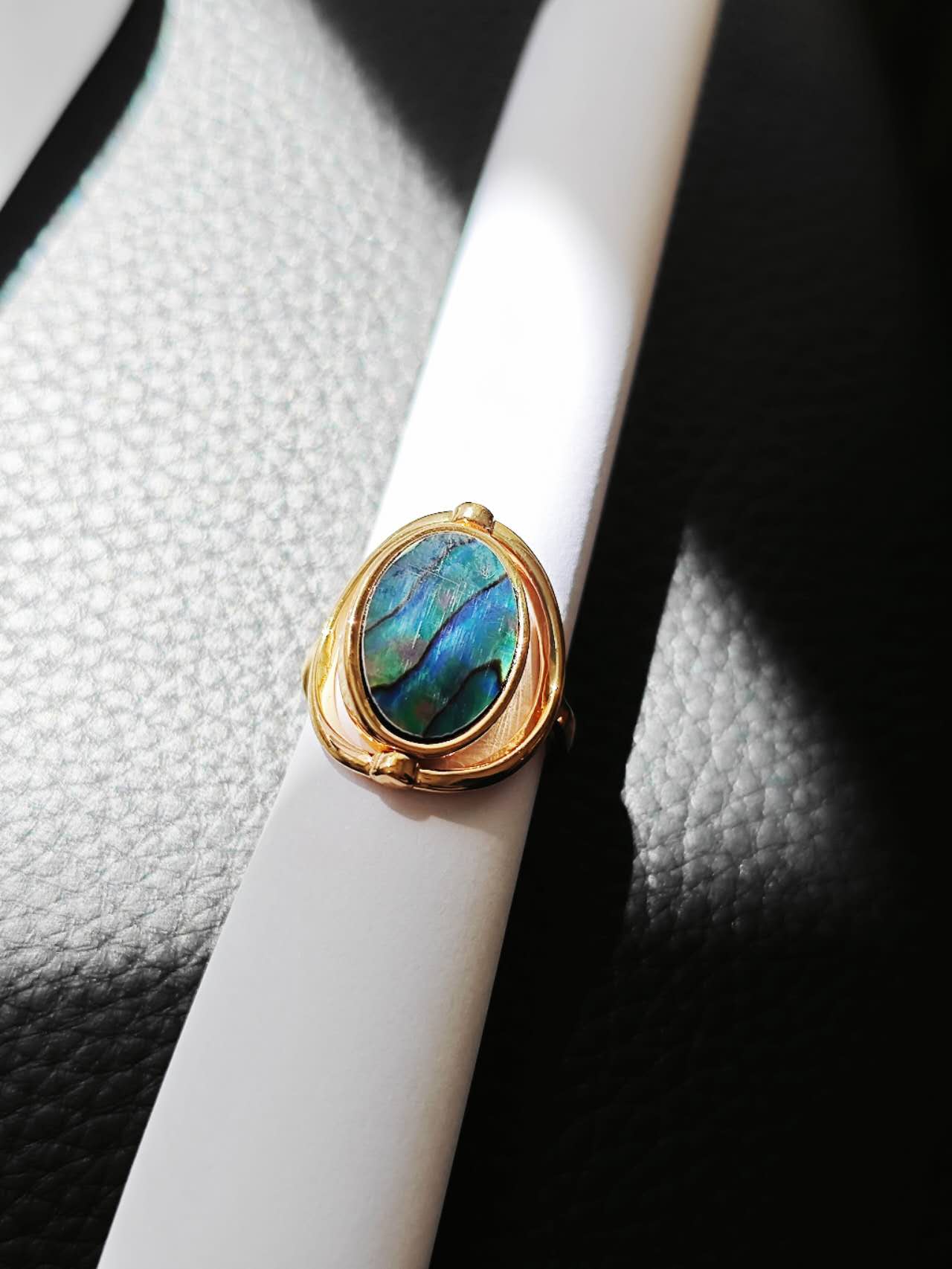 Abalone Shell or Baroque Pearl Ring: A Touch of Oceanic Elegance