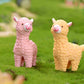 Fairy Garden Accessories Animals Alpaca Llama