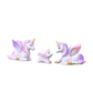 Unicorn Miniature Fairy Garden Animal Figurine – Resin Animal Decoration for Fairy Gardens