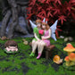 Fairy Garden Figurines Fairies sitting on the chair