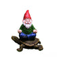 Fairy Garden Figurines the Gnome Sitting on the Turtle