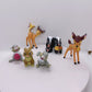 7Pcs Home decoration Bambi deer rabbit fairy garden accessories