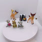 7Pcs Home decoration Bambi deer rabbit fairy garden accessories