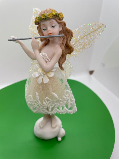 Resin Playing Music Fairies Home Decoration