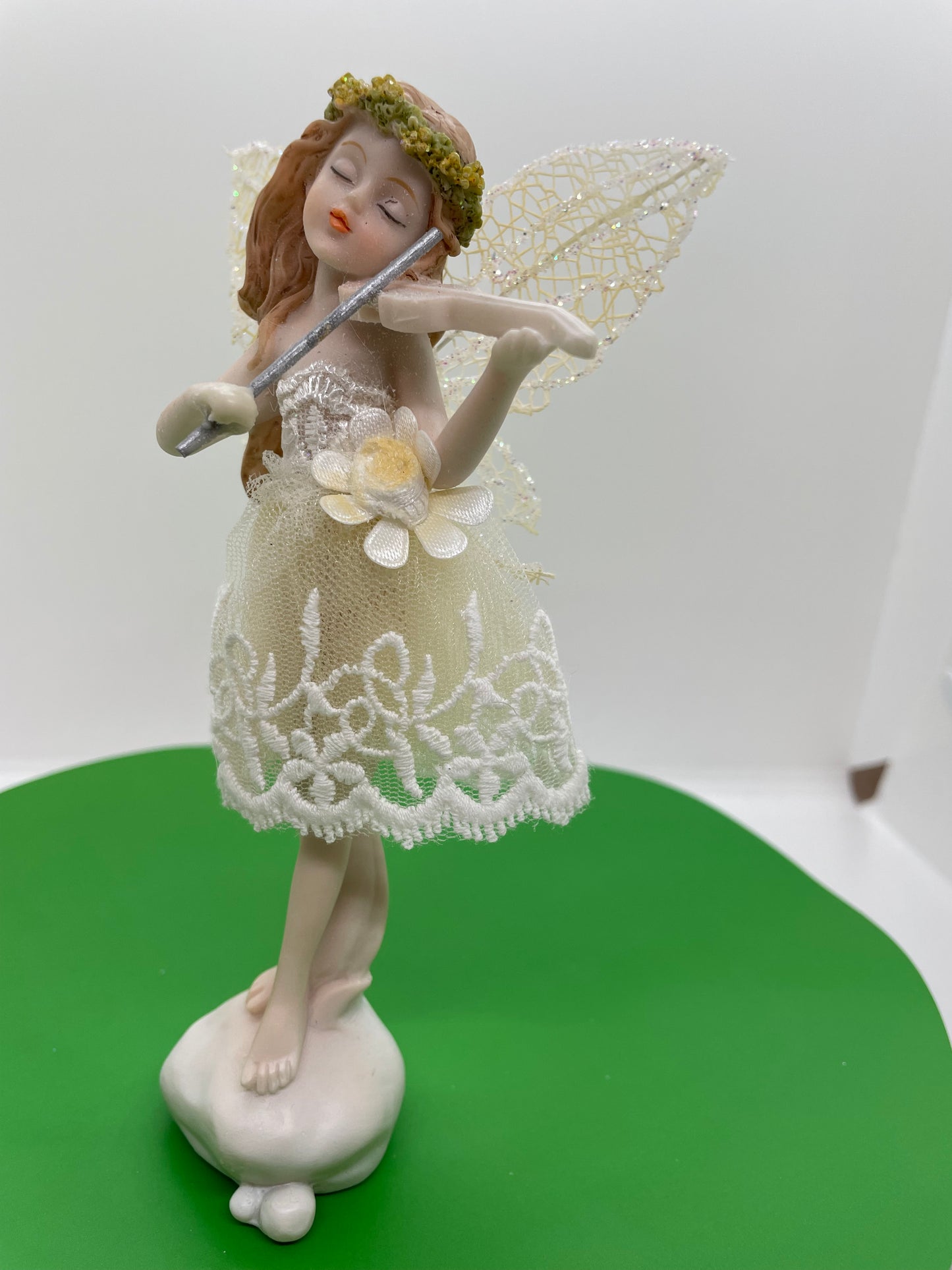 Resin Playing Music Fairies Home Decoration