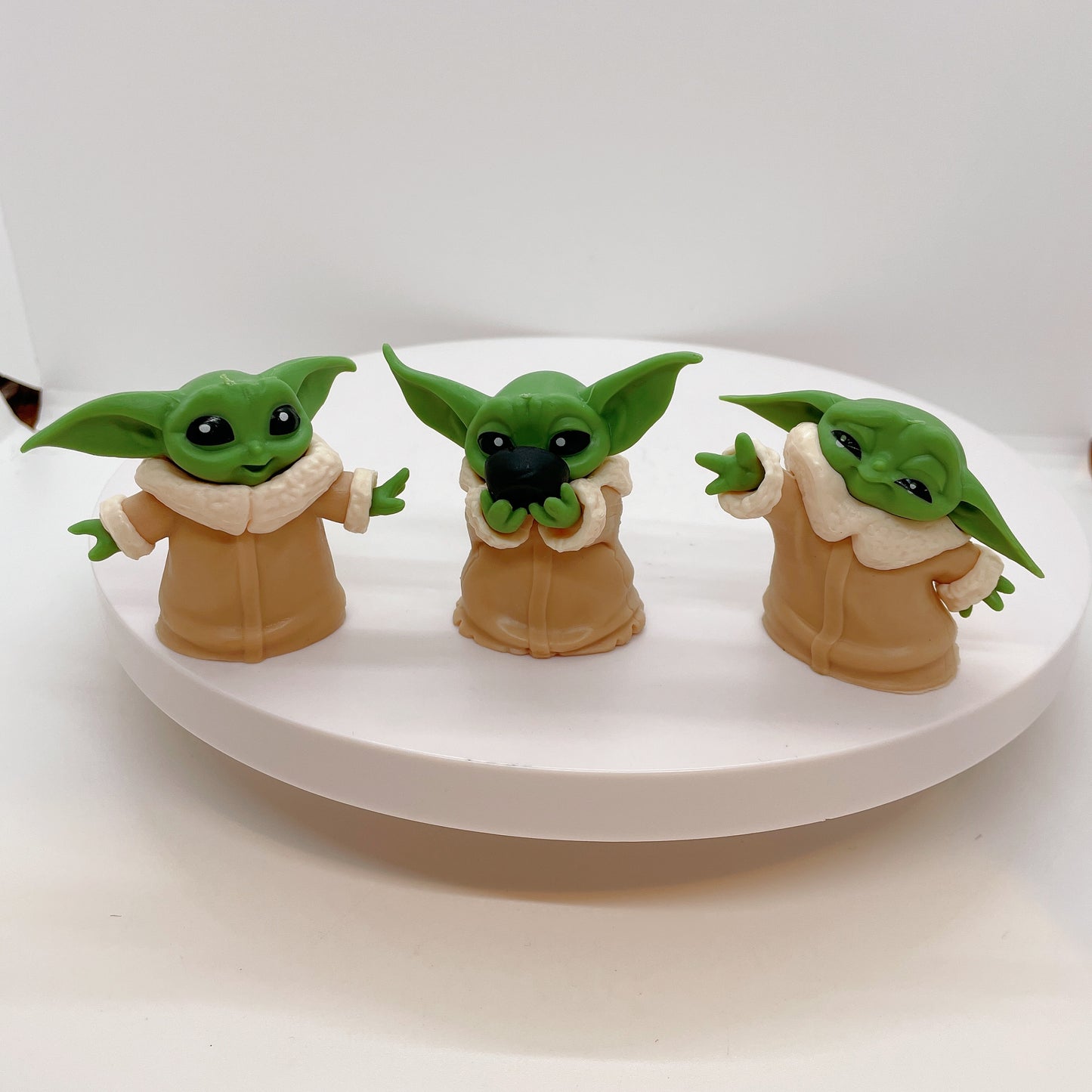 6PCS Star war baby Yoda figurines home decoration fairy garden figurines