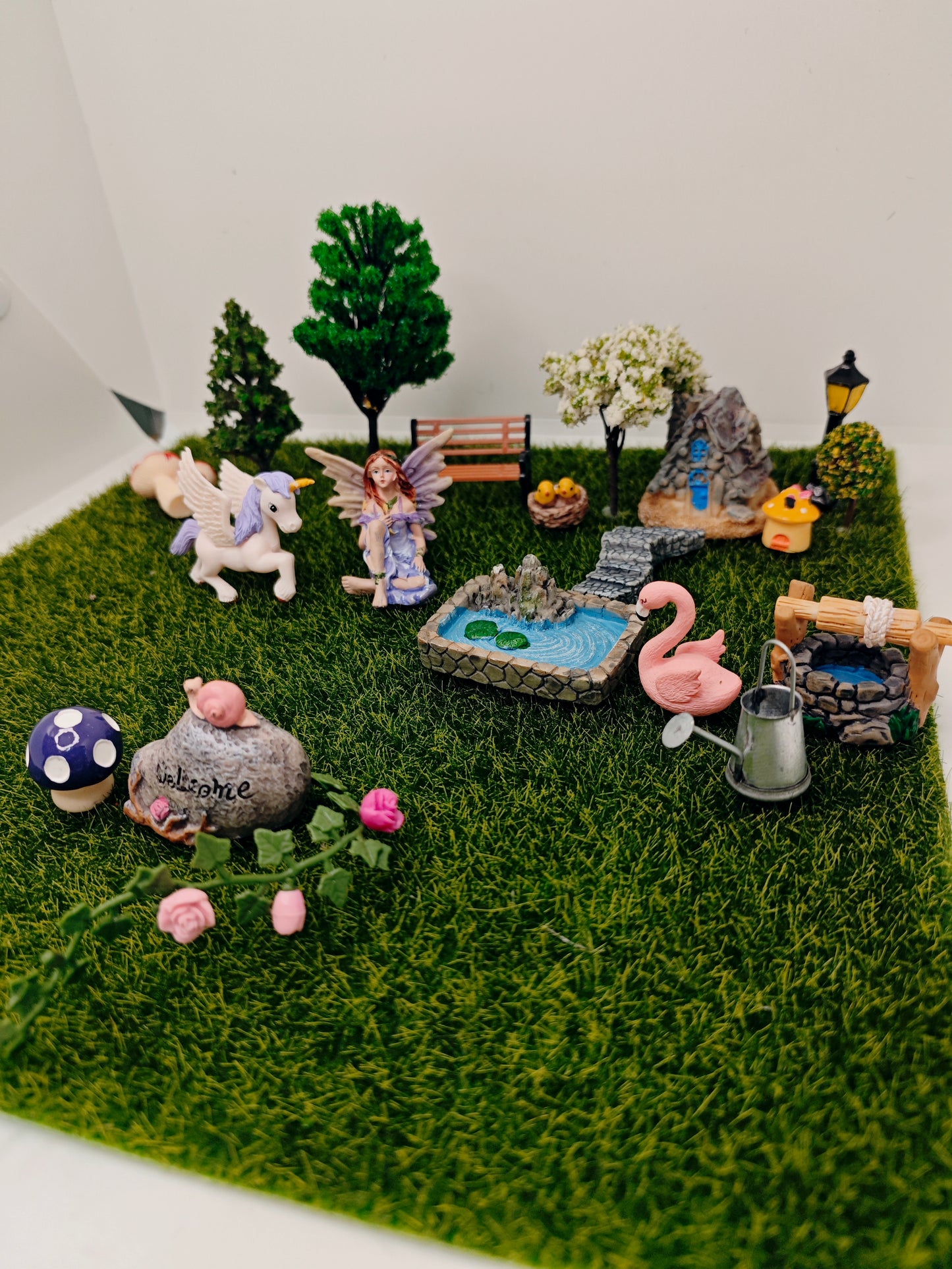 20Pcs Fairy Garden Accessories Set – Miniature Fairy Garden Decoration Kit for Indoor & Outdoor Display