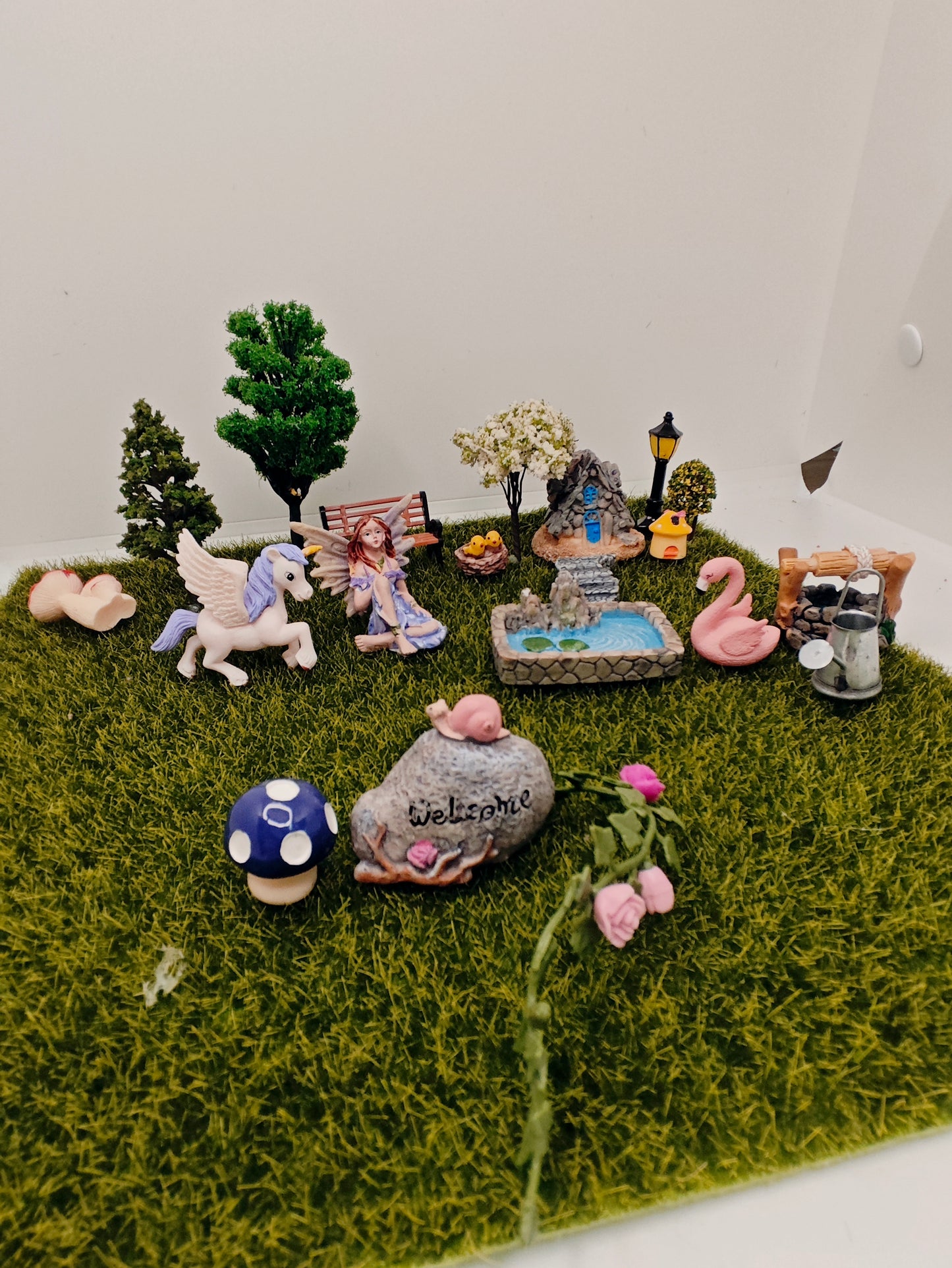 20Pcs Fairy Garden Accessories Set – Miniature Fairy Garden Decoration Kit for Indoor & Outdoor Display