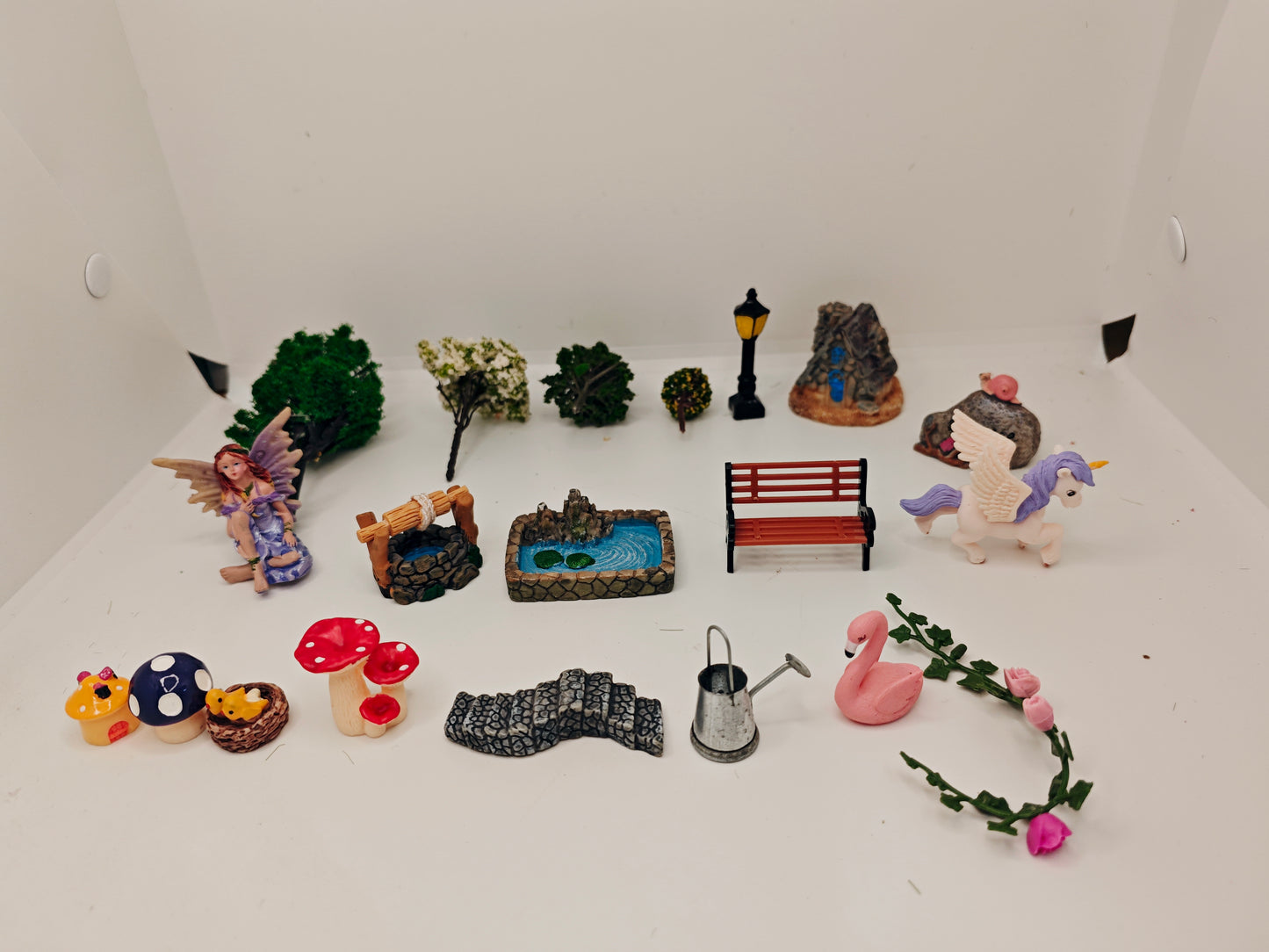 20Pcs Fairy Garden Accessories Set – Miniature Fairy Garden Decoration Kit for Indoor & Outdoor Display