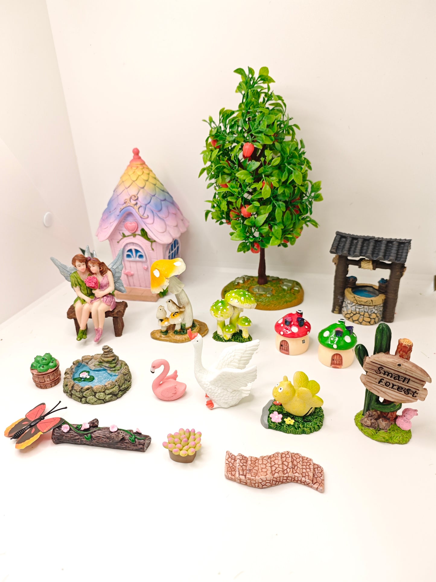 18Pcs Fairy Garden Accessories Kit Fairy Garden Decoration