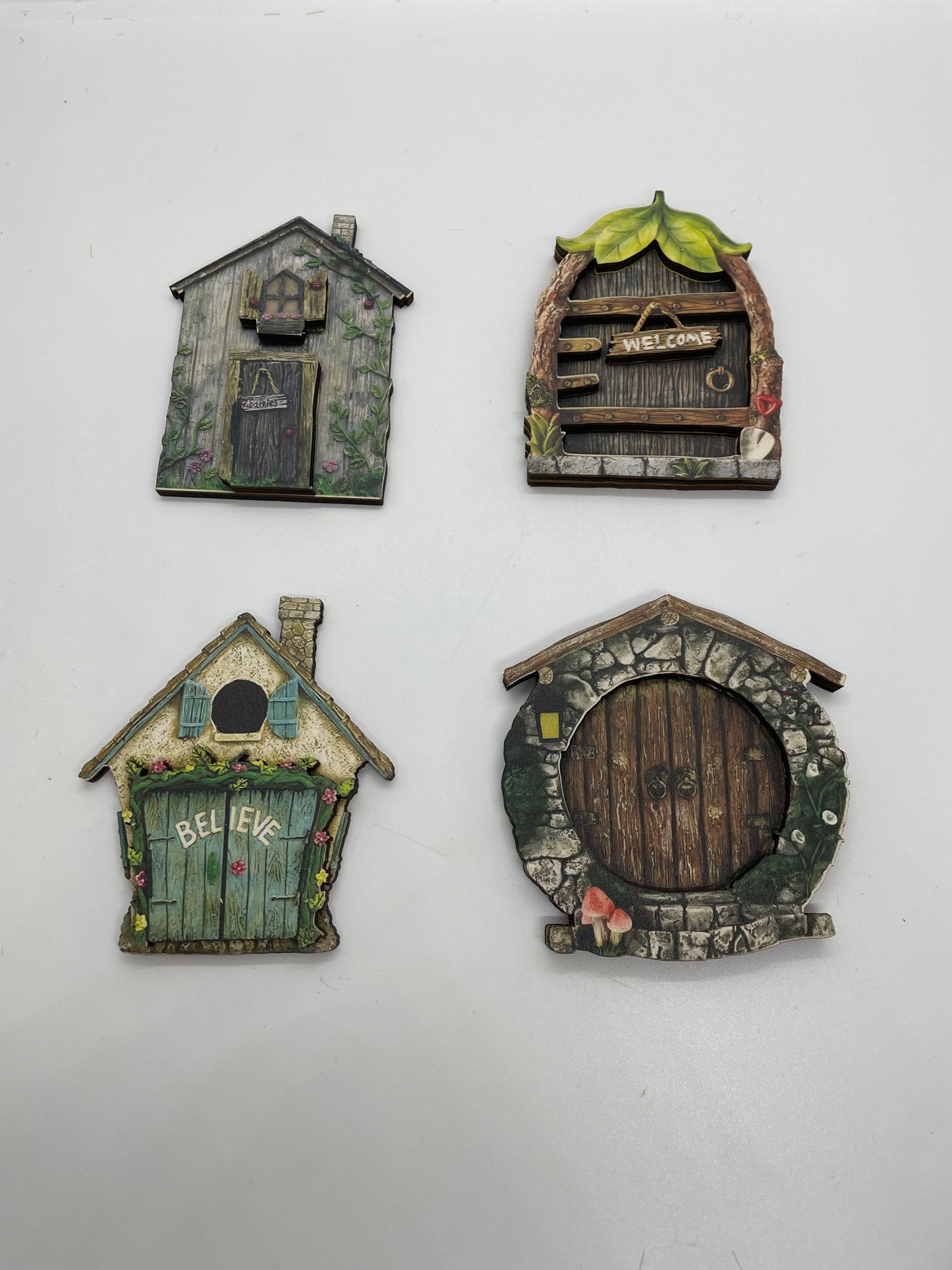 Wooden fairy garden door fairy garden accessories